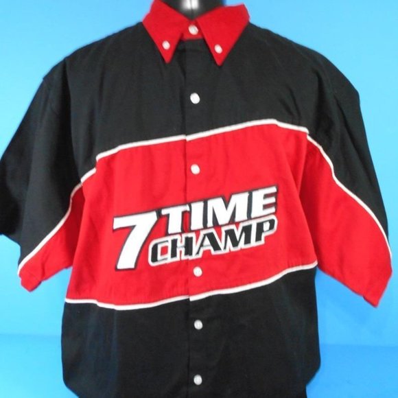 DALE EARNHARDT #3 *7 TIME CHAMPION* Short Sleeve Shirt (XL) - Picture 1 of 2